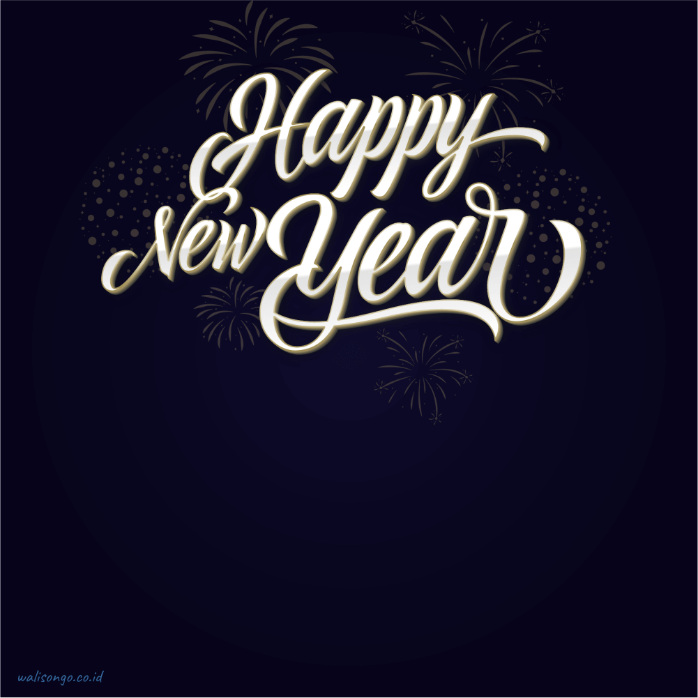 Desain Poster / Kartu Ucapan / Background Tahun Baru 2020 Desain Fantastis!