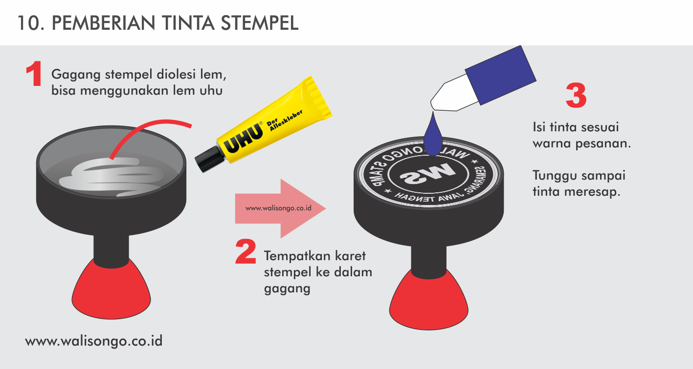 Cara Membuat Stempel  Warna Dan Merakit Mesin Stempel  Warna 