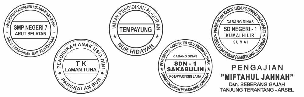 Contoh Format Stempel Lengkap