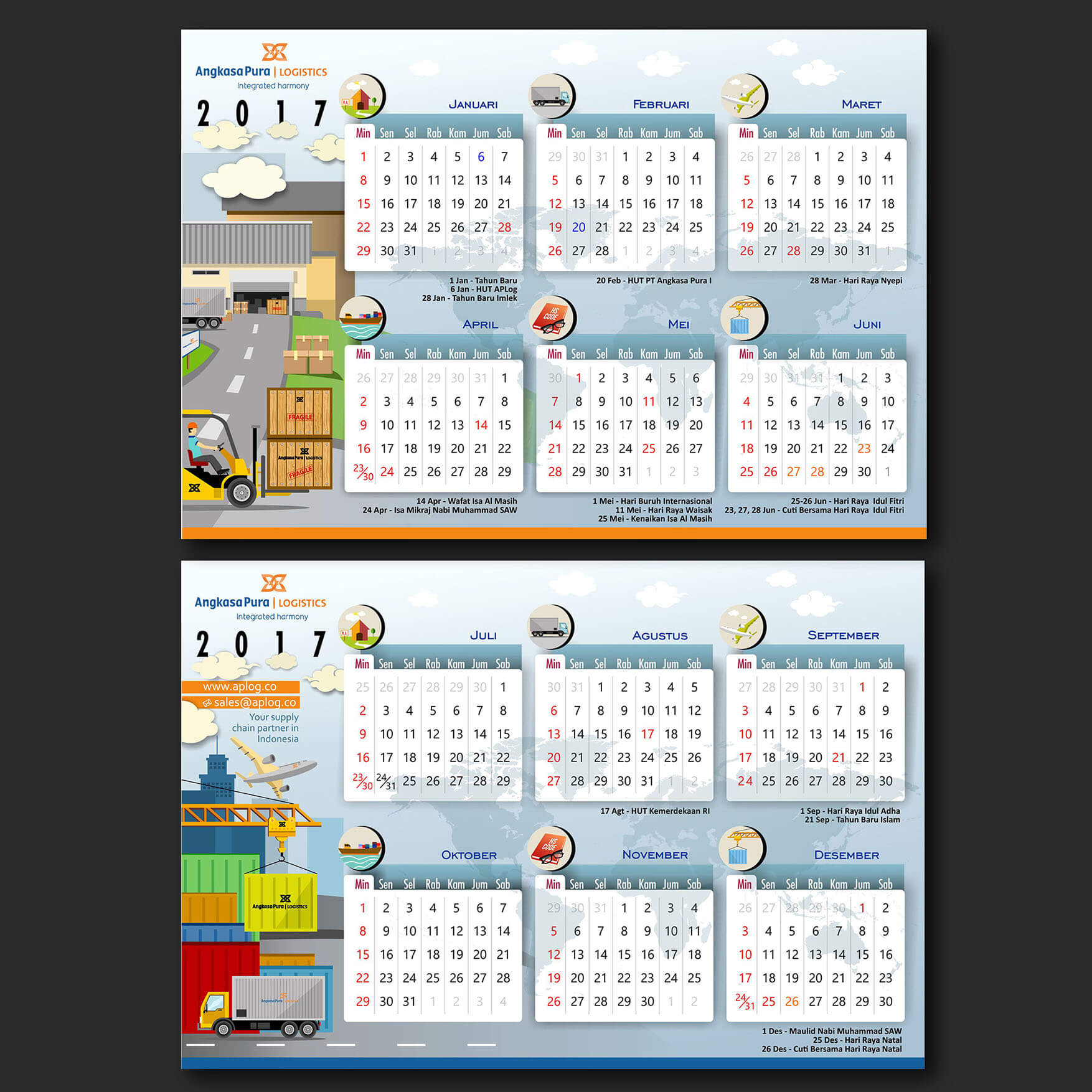  Desain  Kalender  Keren dan Elegan Terbaru