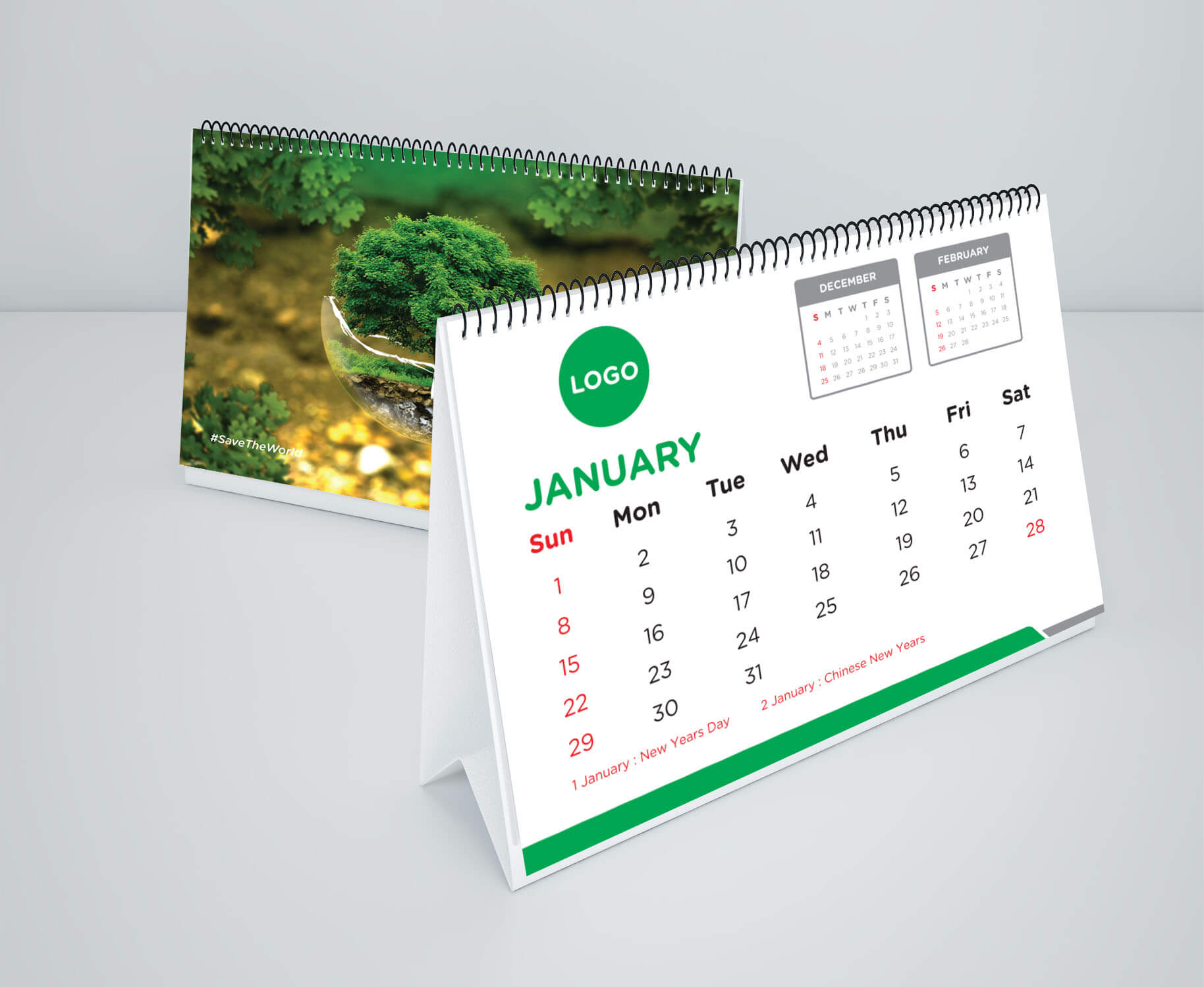  Desain  Kalender  Keren dan Elegan Terbaru