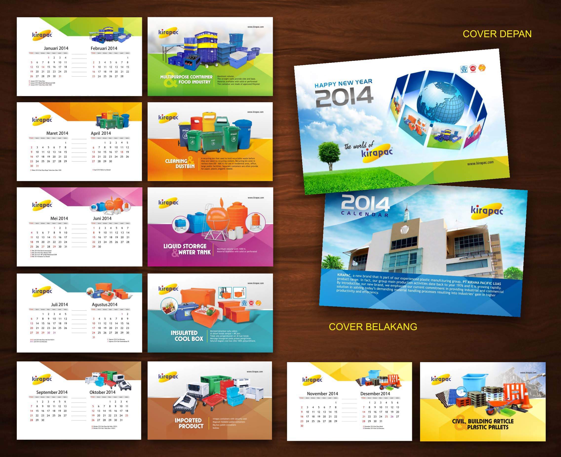  Desain  Kalender  Keren dan Elegan Terbaru