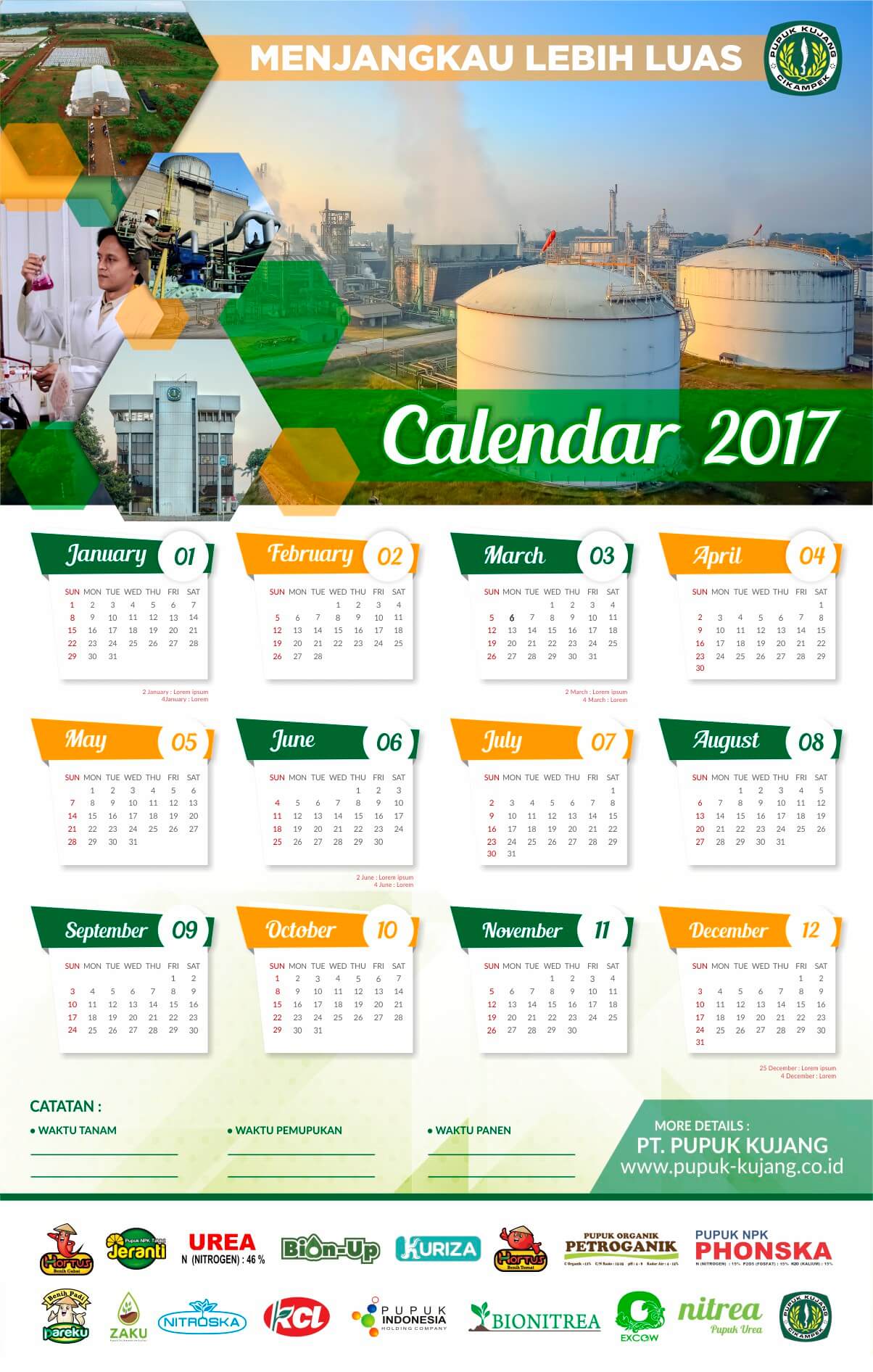 desain kalender keren