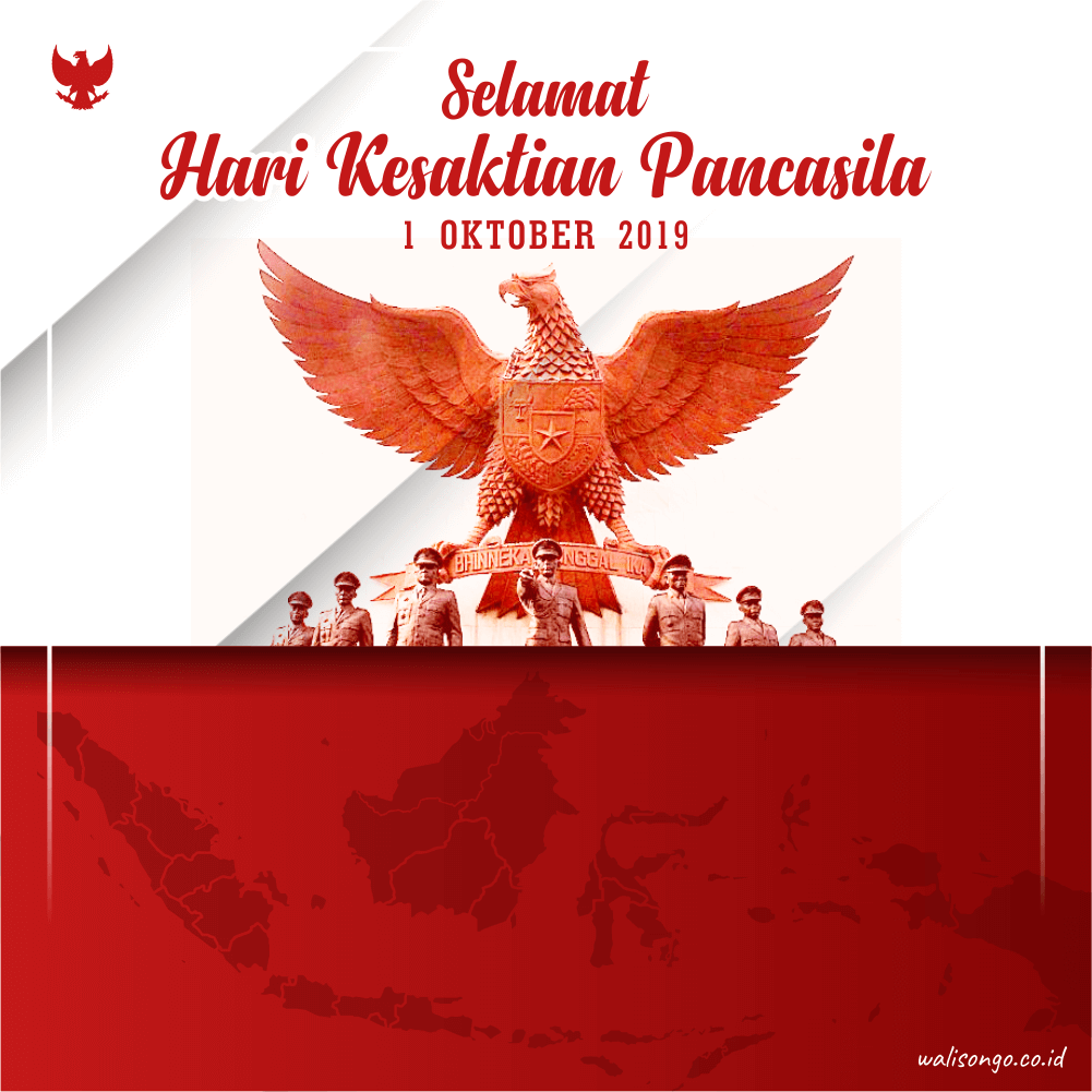 Desain Poster Kartu Ucapan Hari Kesaktian Pancasila 2021