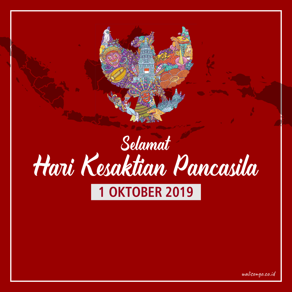 Desain Poster Kartu Ucapan Hari Kesaktian Pancasila  2021