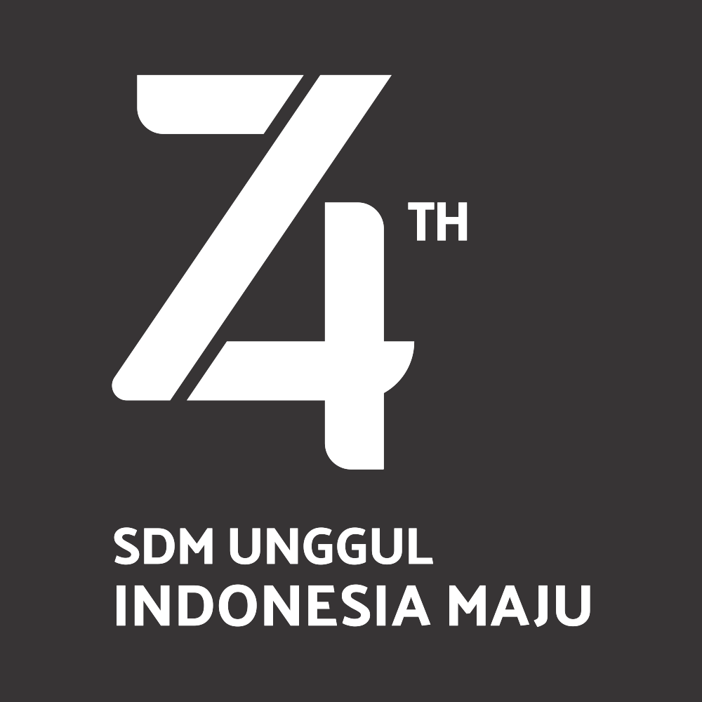 Logo HUT RI Ke-74