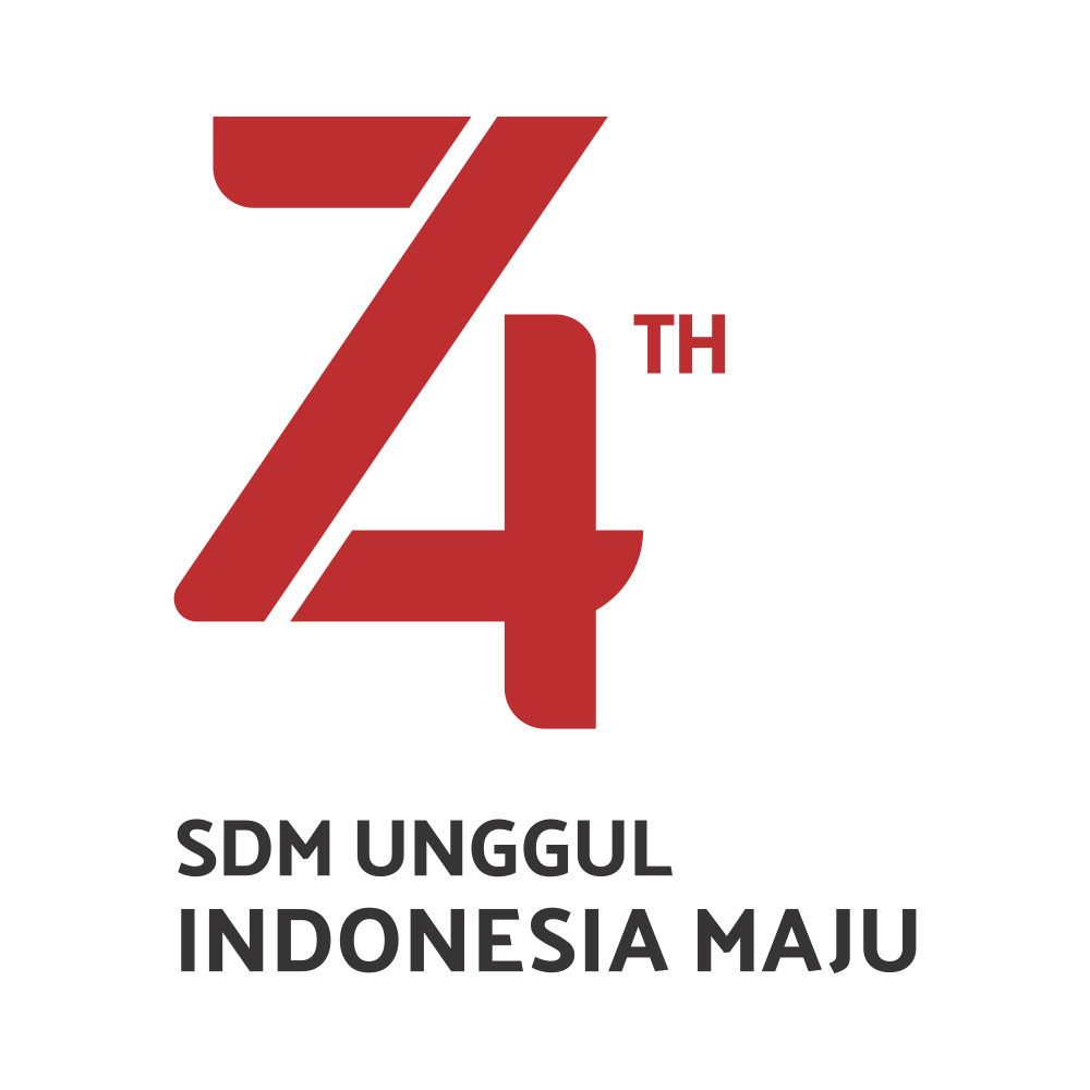 Logo HUT RI Ke-74