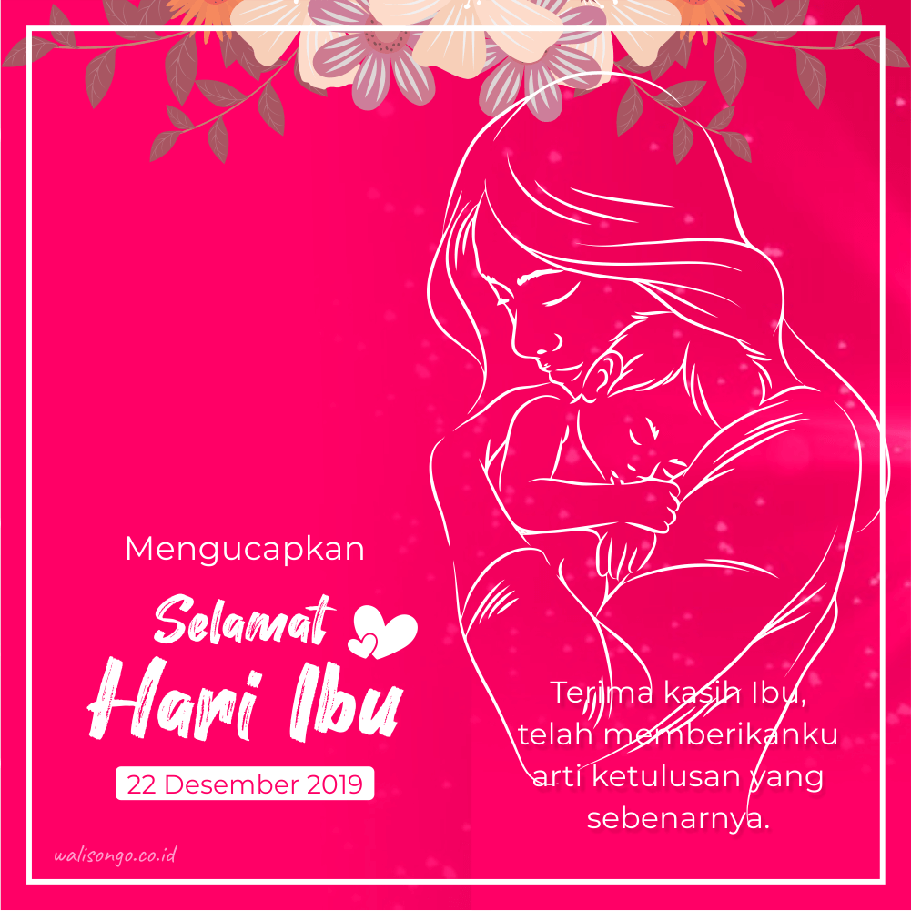  Desain  Poster  Selamat Hari  Ibu  Anggun dan Elegan 