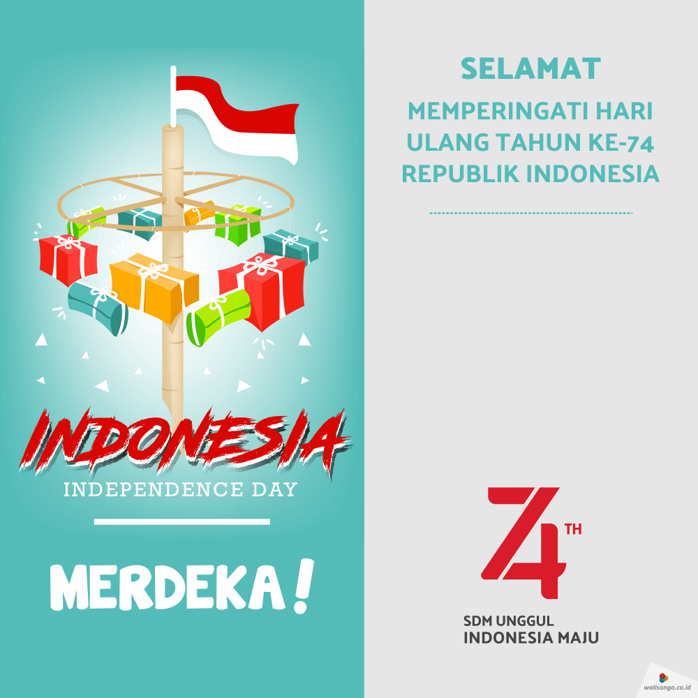 Cantik Contoh Poster  Kemerdekaan  Indonesia  Ke 73 Koleksi 