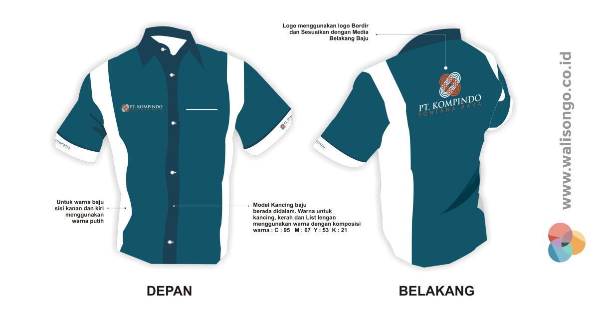 101 Contoh Desain  Seragam Baju  Batik Polo untuk 