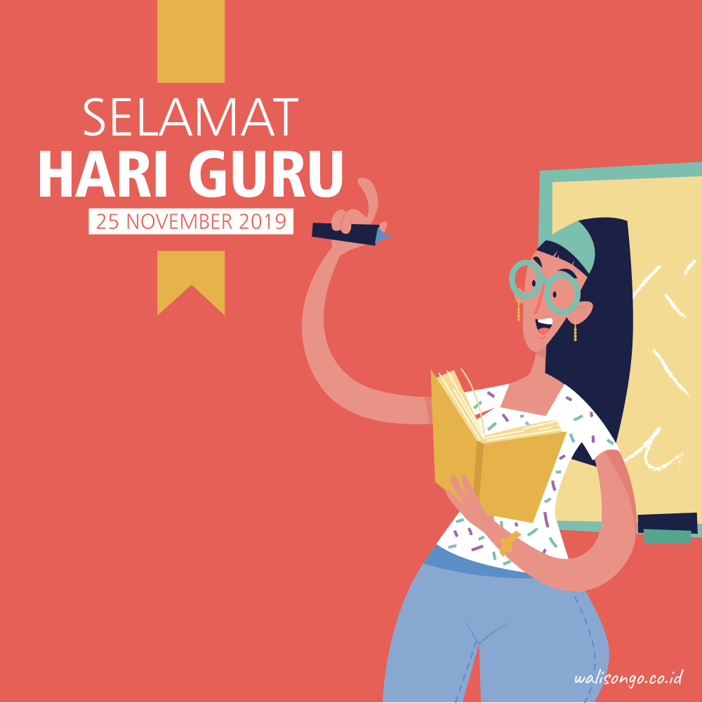  Desain  Poster  Hari Guru Nasional Keren Banget 