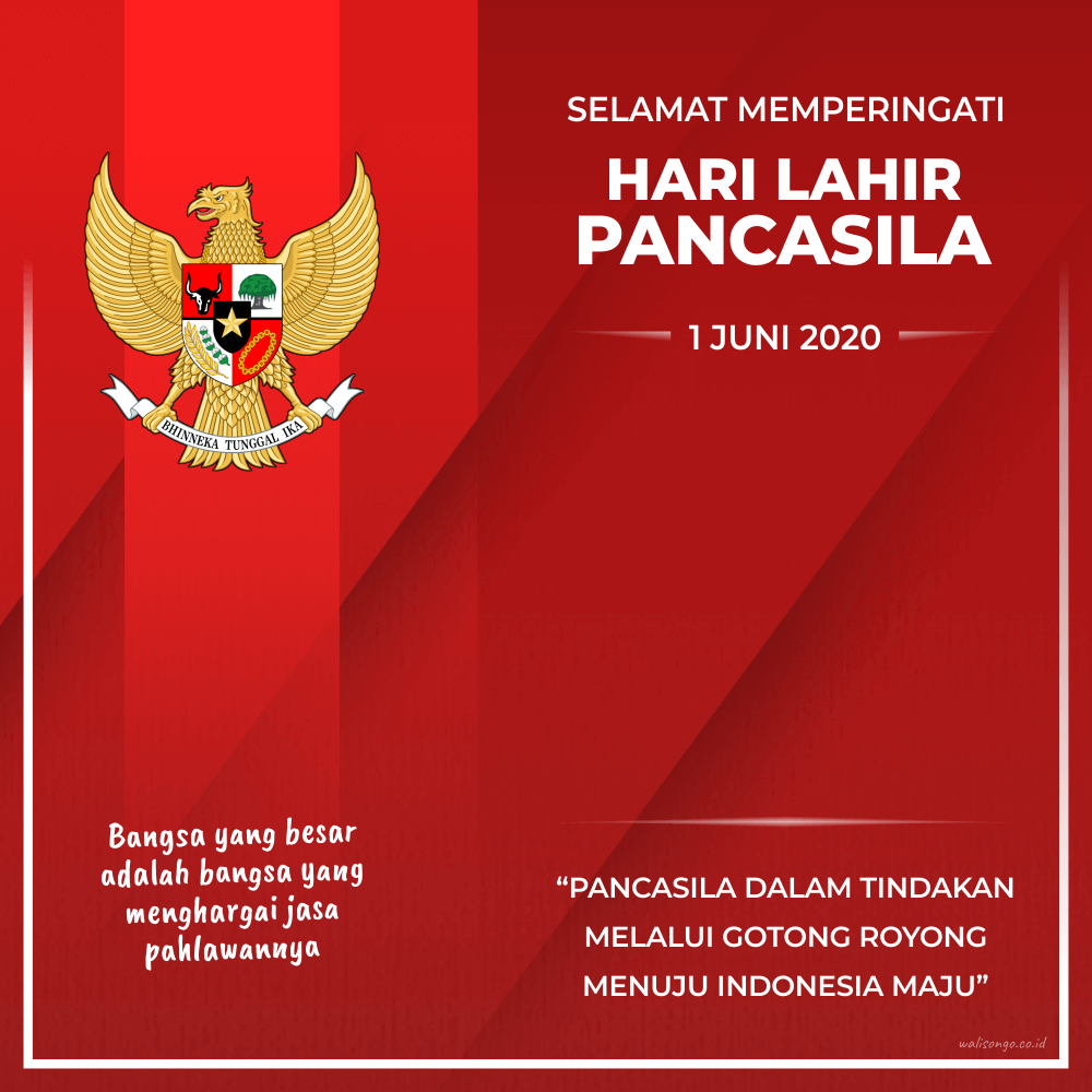 Background Hari Lahir Pancasila, Kartu Ucapan Terbaru yang