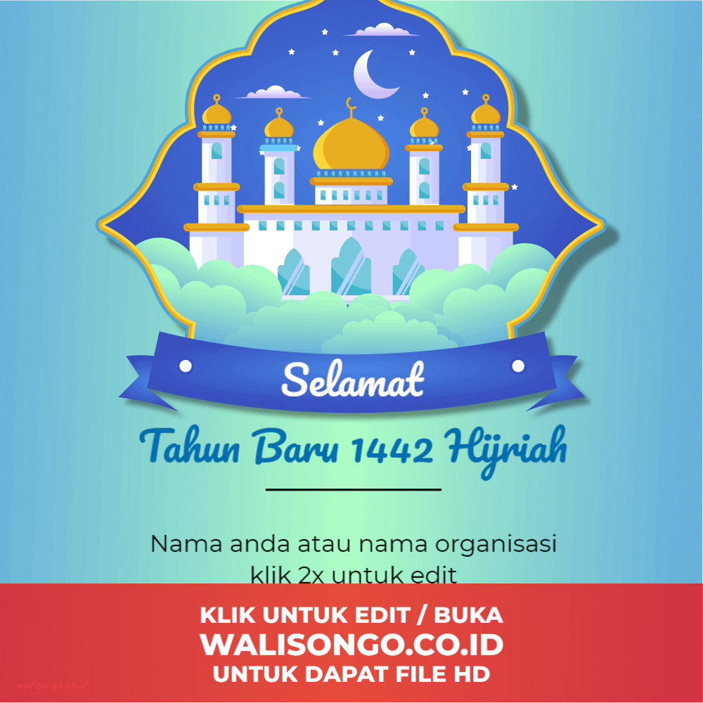 desain ucapan tahun baru islam