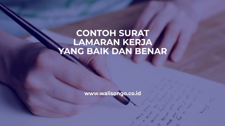 contoh surat lamaran kerja yang baik dan benar