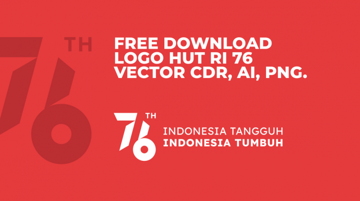 logo hut ri 76 vector