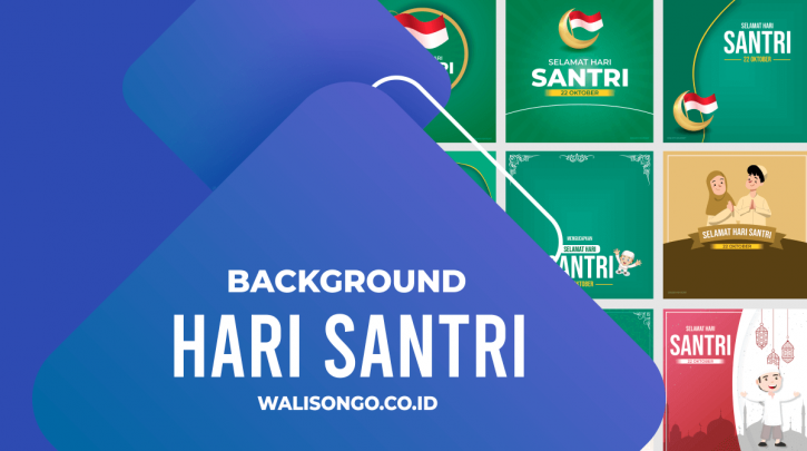 background hari santri